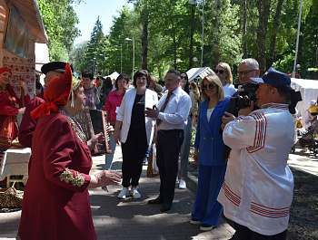 Участие в Губернском празднике Воронеж фольклорный